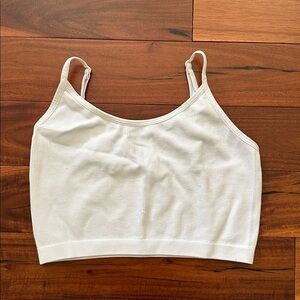 White Bralette Top
